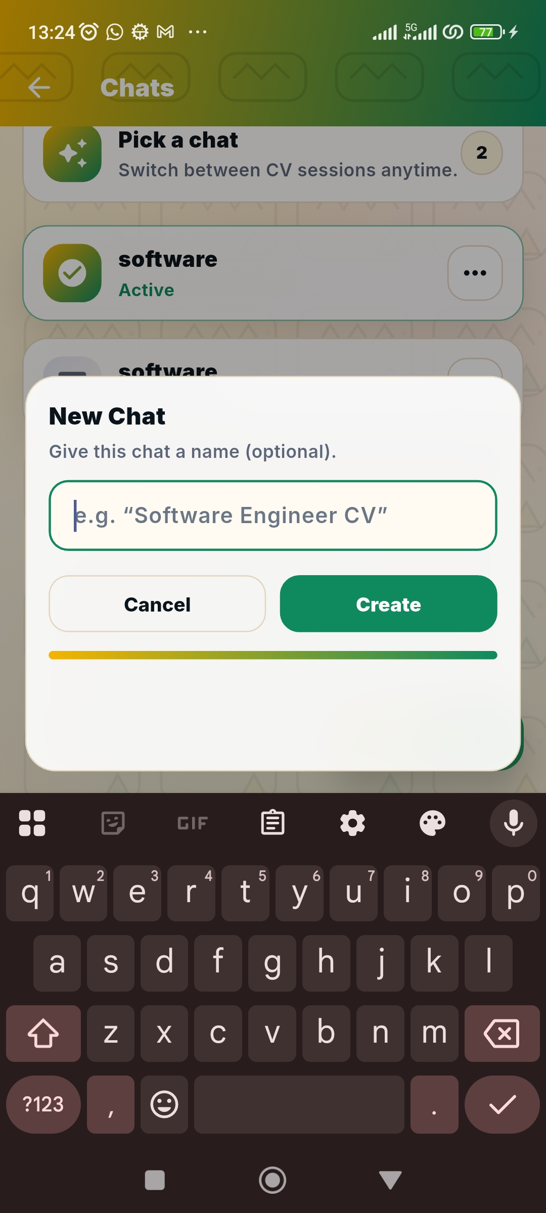 Fambai CV screenshot 3